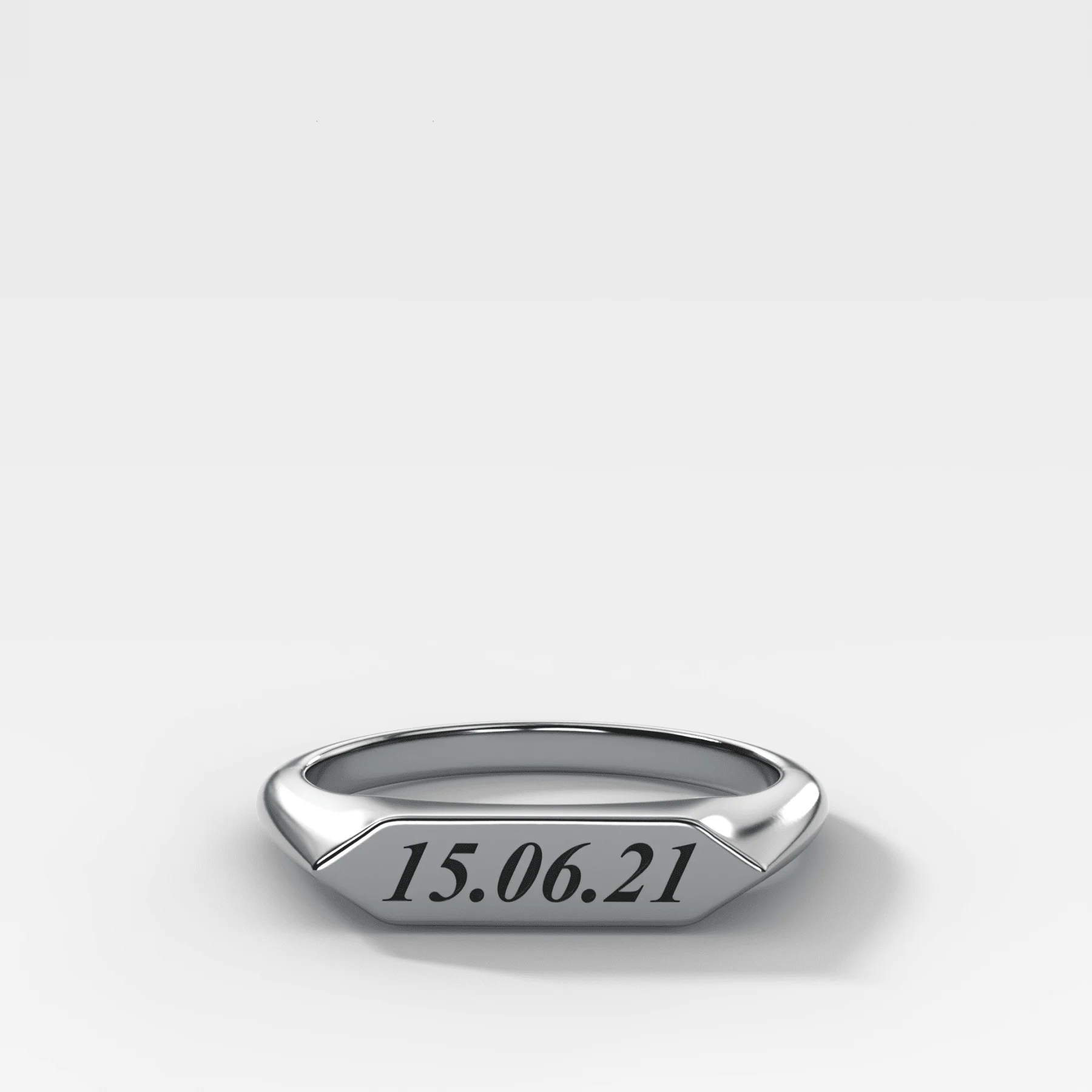 Engravable Signet Ring - Image 2