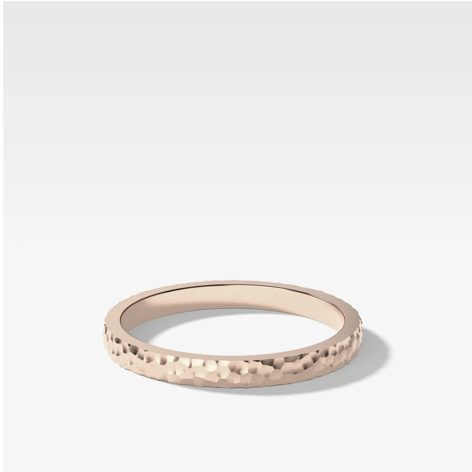 Harper Hammered Wedding Band 2mm - Image 3