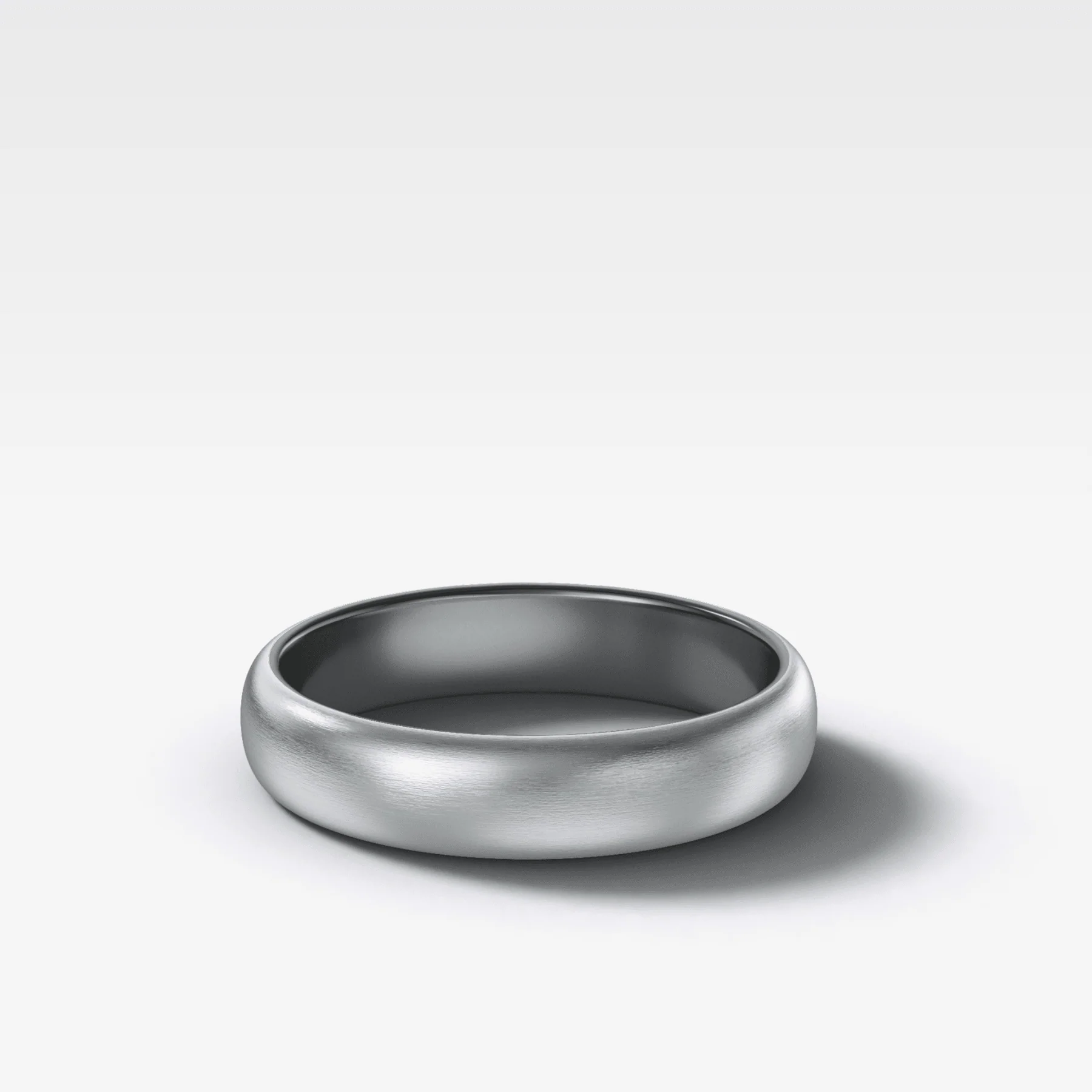 Harper Matte Wedding Band 4mm - Image 2