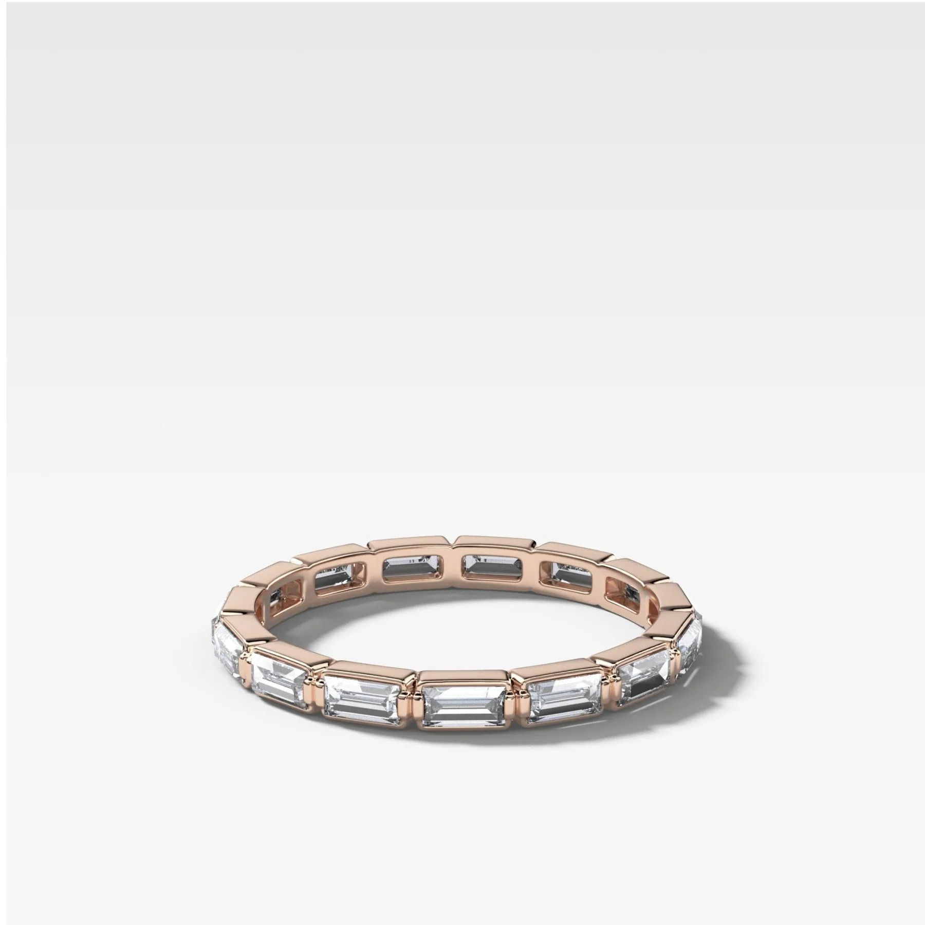 Iris Baguette Eternity Band - Image 4