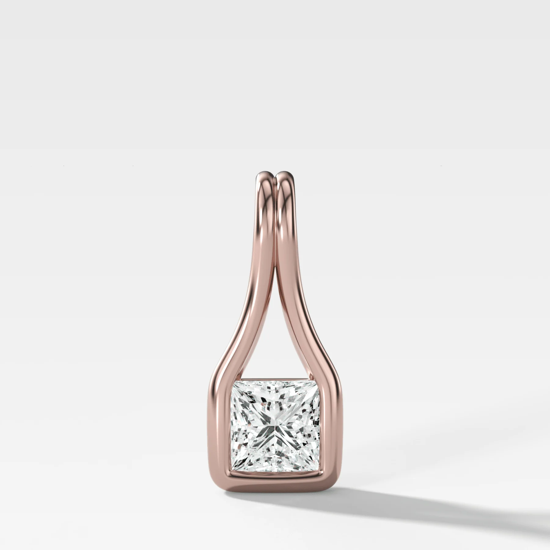 Lasso Princess Diamond Pendant - Image 4