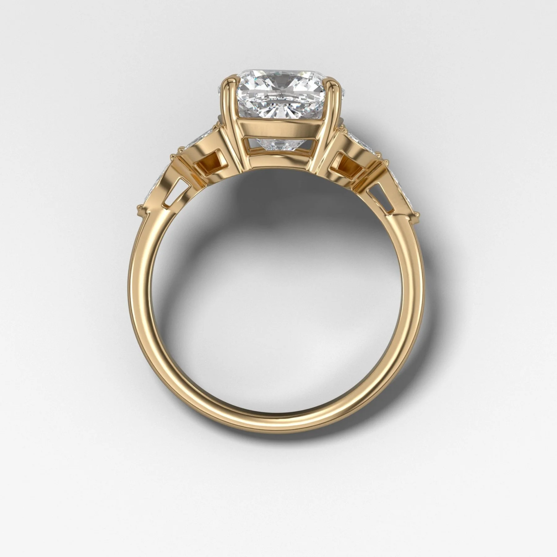 Laurel Engagement Ring With Cushion Cut Diamond - Image 2