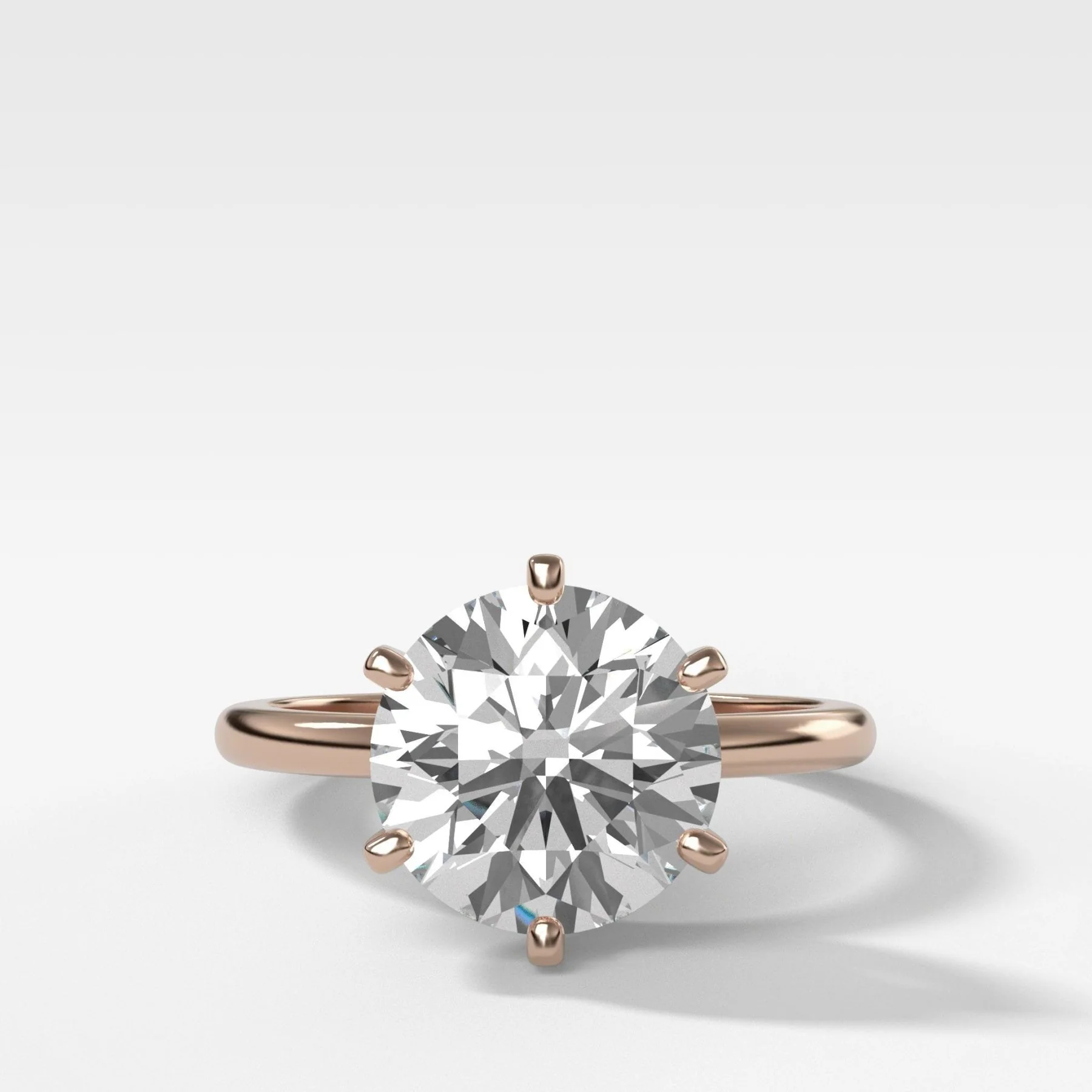 Nova Solitaire Engagement Ring With Round Cut Diamond - Image 6