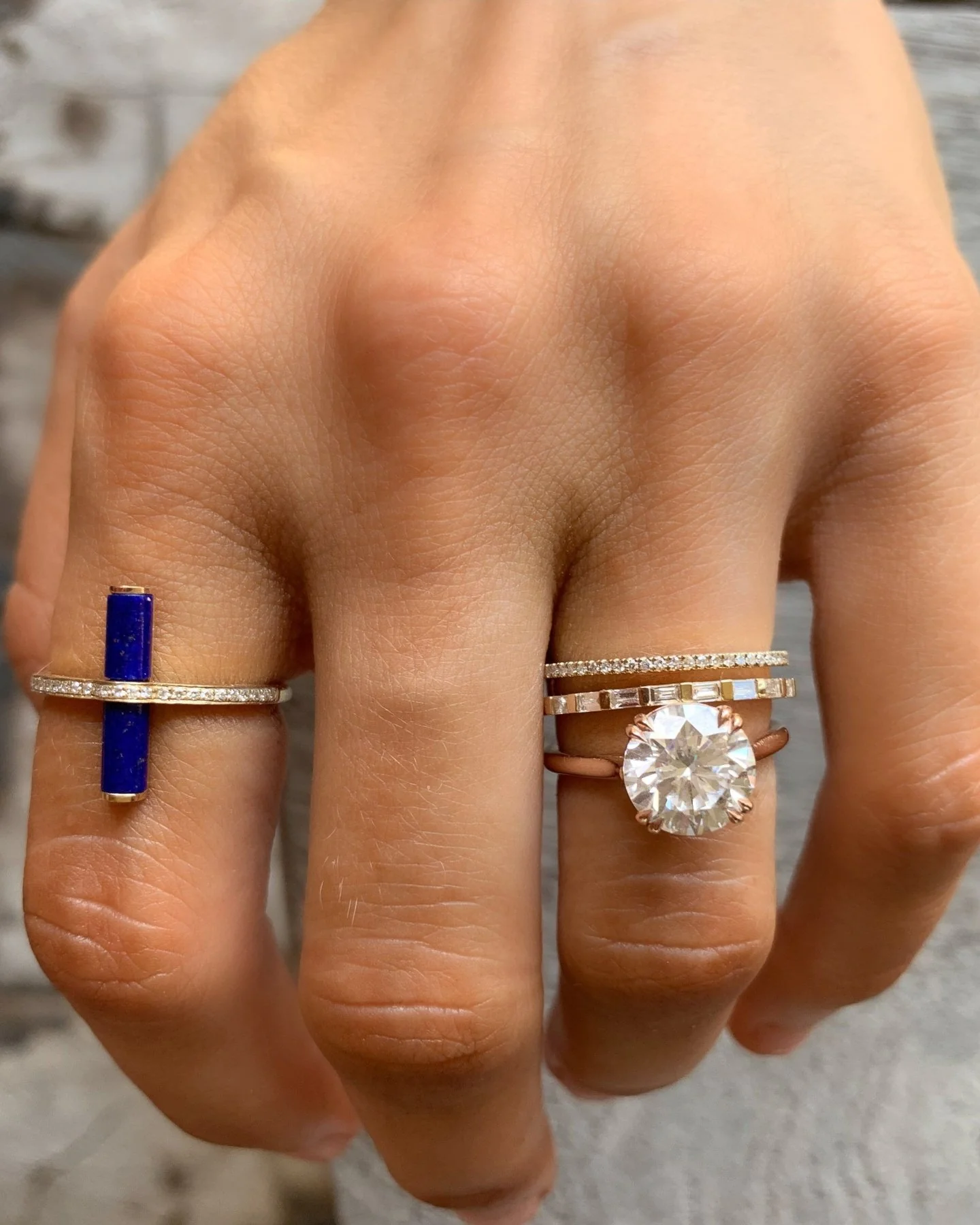 Signature Cathedral Solitaire Engagement Ring With Round Cut Diamond - Image 7