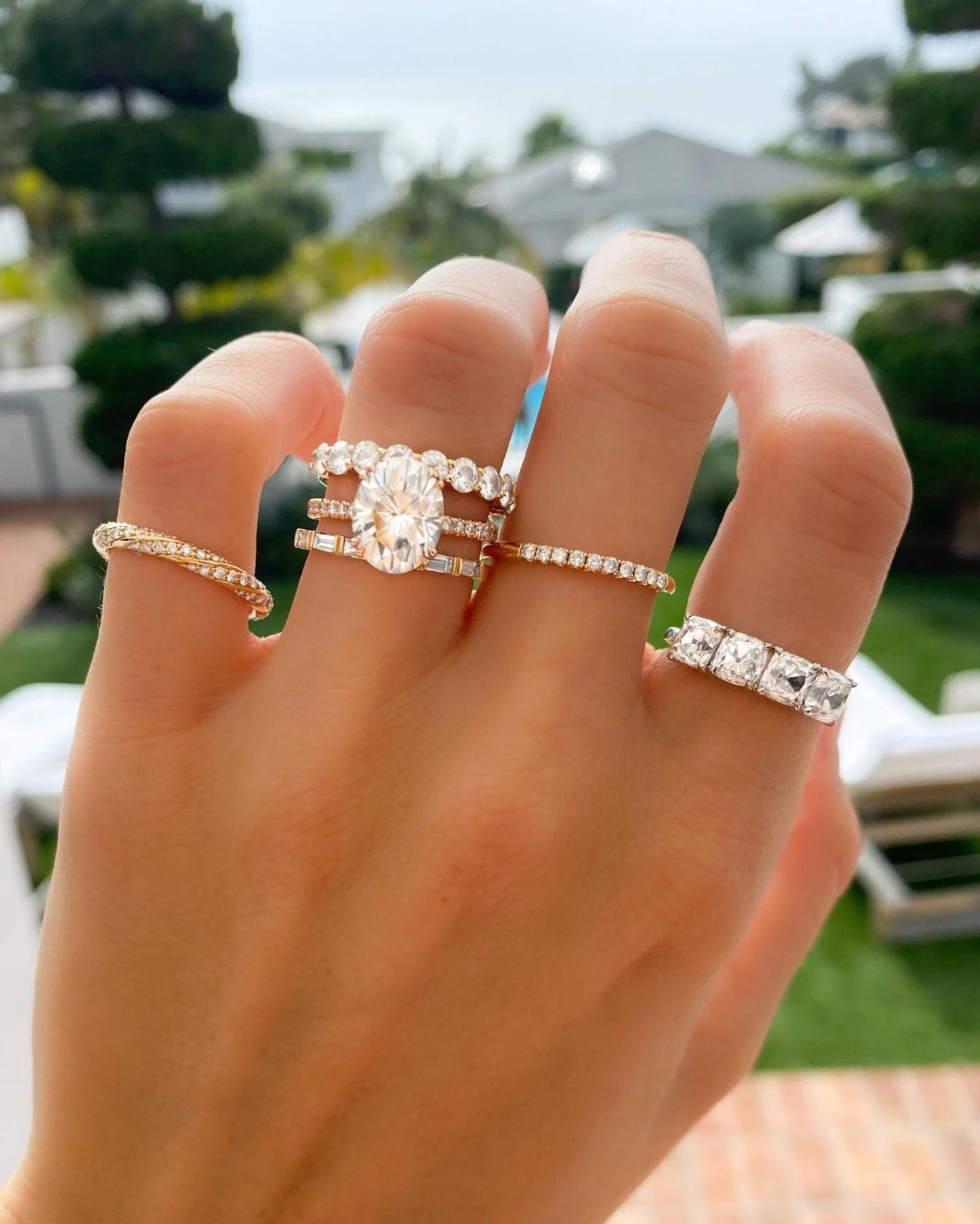 Twisted Pavé Wedding Band - Image 4